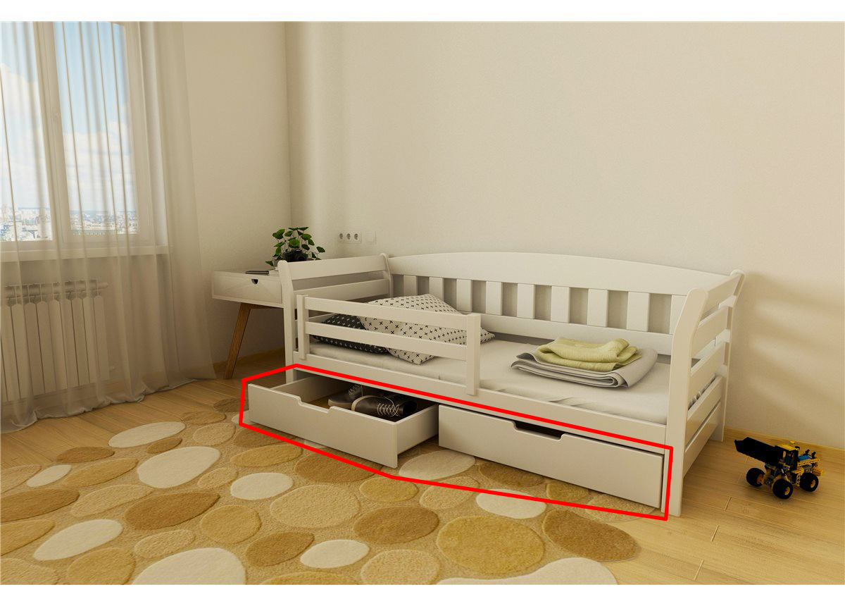 Ящики к кровати-диванчик Тедди 1-спальная (масcив) Луна