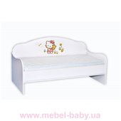 Кроватка диванчик Китти с ящиком и бортиком MebelKon 80x190