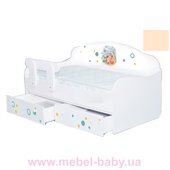 Кроватка диванчик с ящиком и бортиком MebelKon 160x80