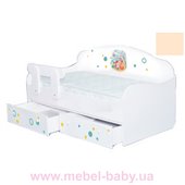 Кроватка диванчик с ящиком и бортиком MebelKon 190x80