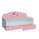 Кровать-диванчик Совушки на розовом с ящиком MebelKon 80х170