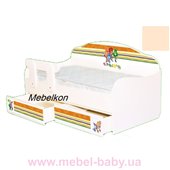 Кроватка диванчик Фиксики с ящиком MebelKon 80x170