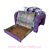 Диван красивая раскладная малютка барби с подлокотниками и бантами на подушках для девочки Ribeka 