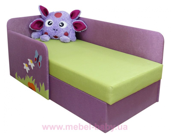 Детский угловой диванчик с бортиком лунтик Ribeka 