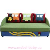 Детский диванчик с нишей и веселыми аппликациями мультик 5 Ribeka 