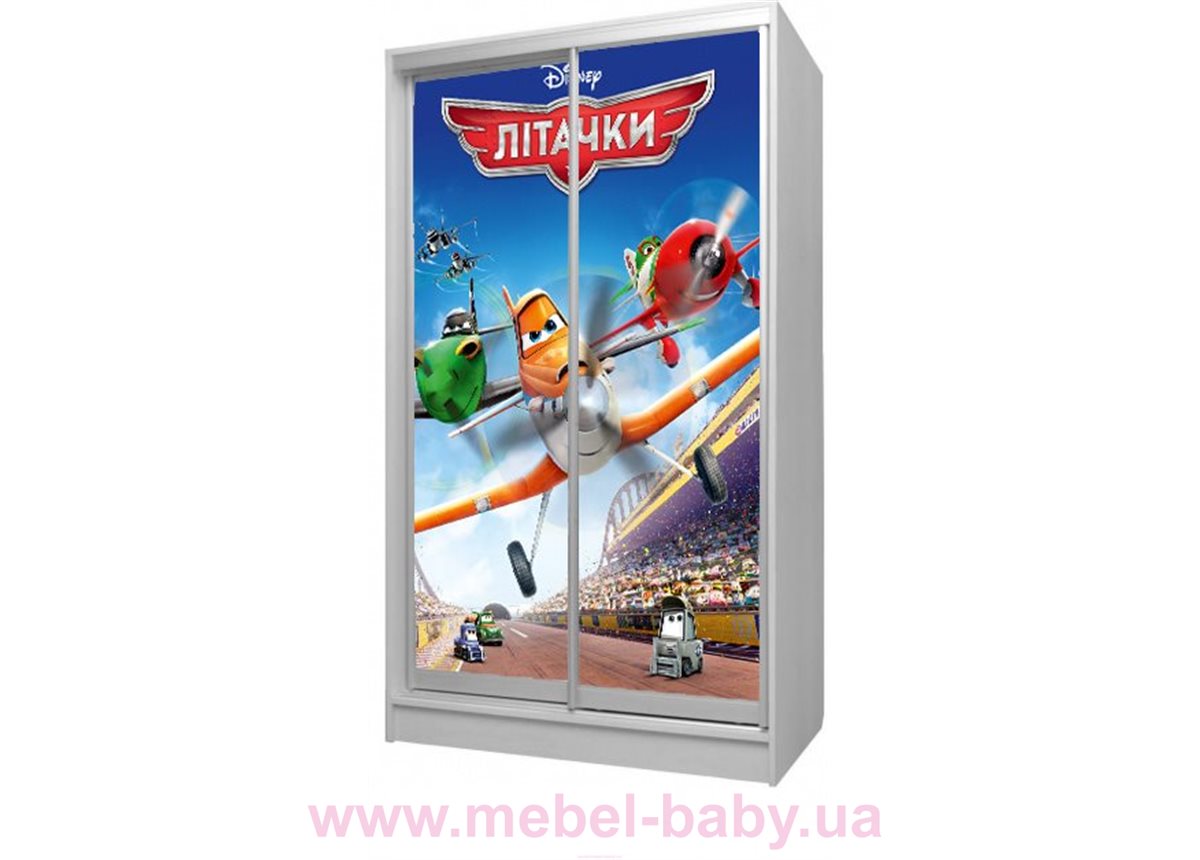 Шкаф-купе Литачки 10 Viorina-Deko 1200 серый