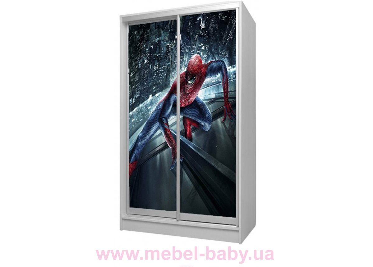 Шкаф-купе Спайдермен 24 Viorina-Deko 1200 серый