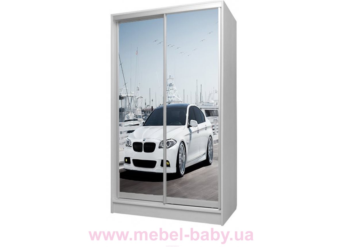 Шкаф-купе БМВ 38 Viorina-Deko 1200 серый