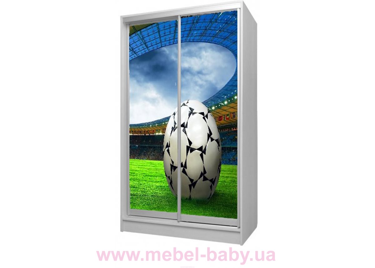 Шкаф-купе Футбол 29 Viorina-Deko 1200 серый