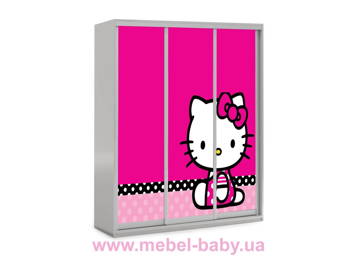 Шкаф-купе Китти 1 Viorina-Deko 1600 серый