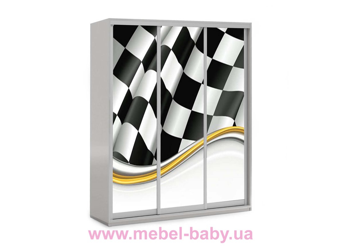 Шкаф-купе Такси 3 Viorina-Deko 1600 серый