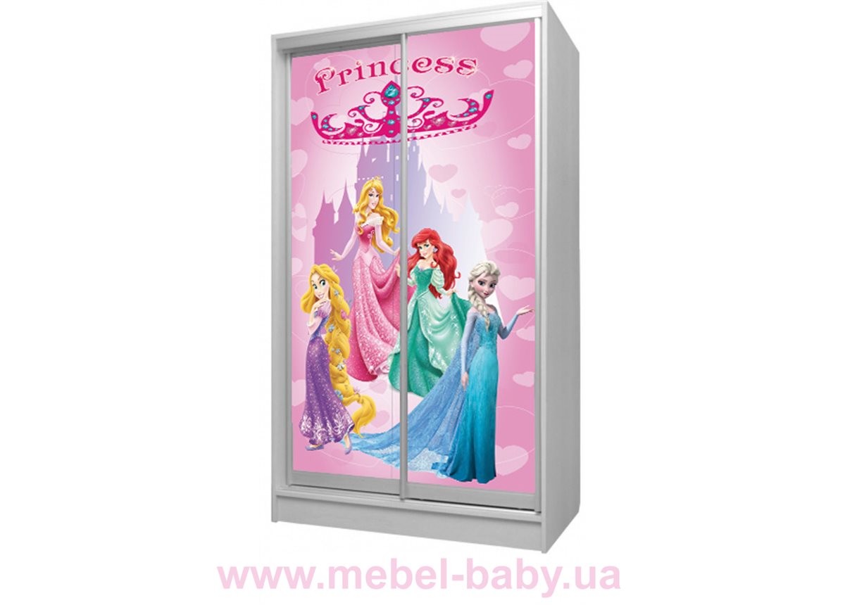 Шкаф-купе Princess 16 Viorina-Deko 1200 серый