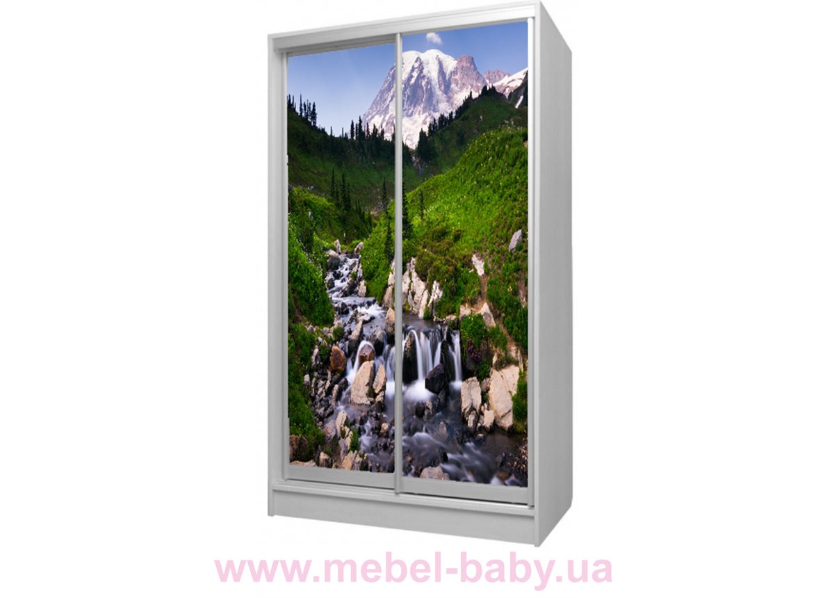 Шкаф-купе 47 Viorina-Deko 1200 серый