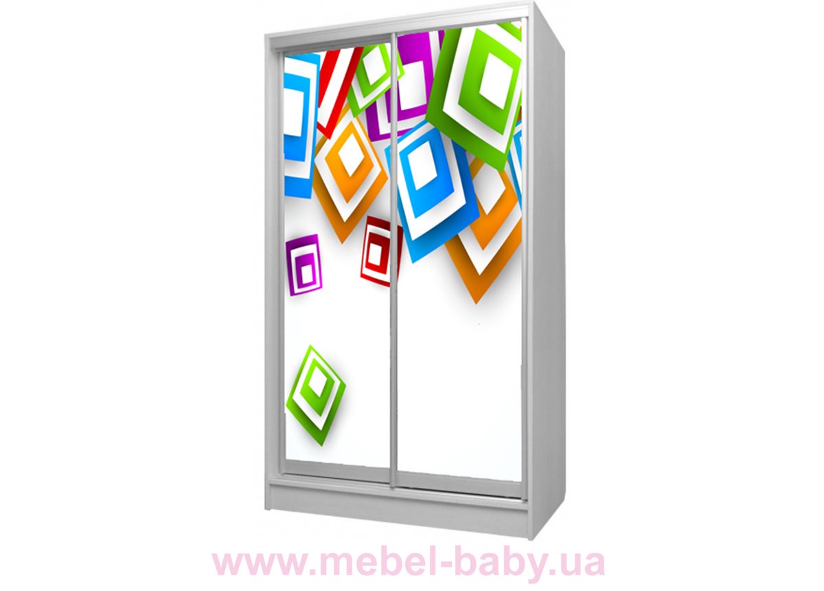 Шкаф-купе 55 Viorina-Deko 1200 серый