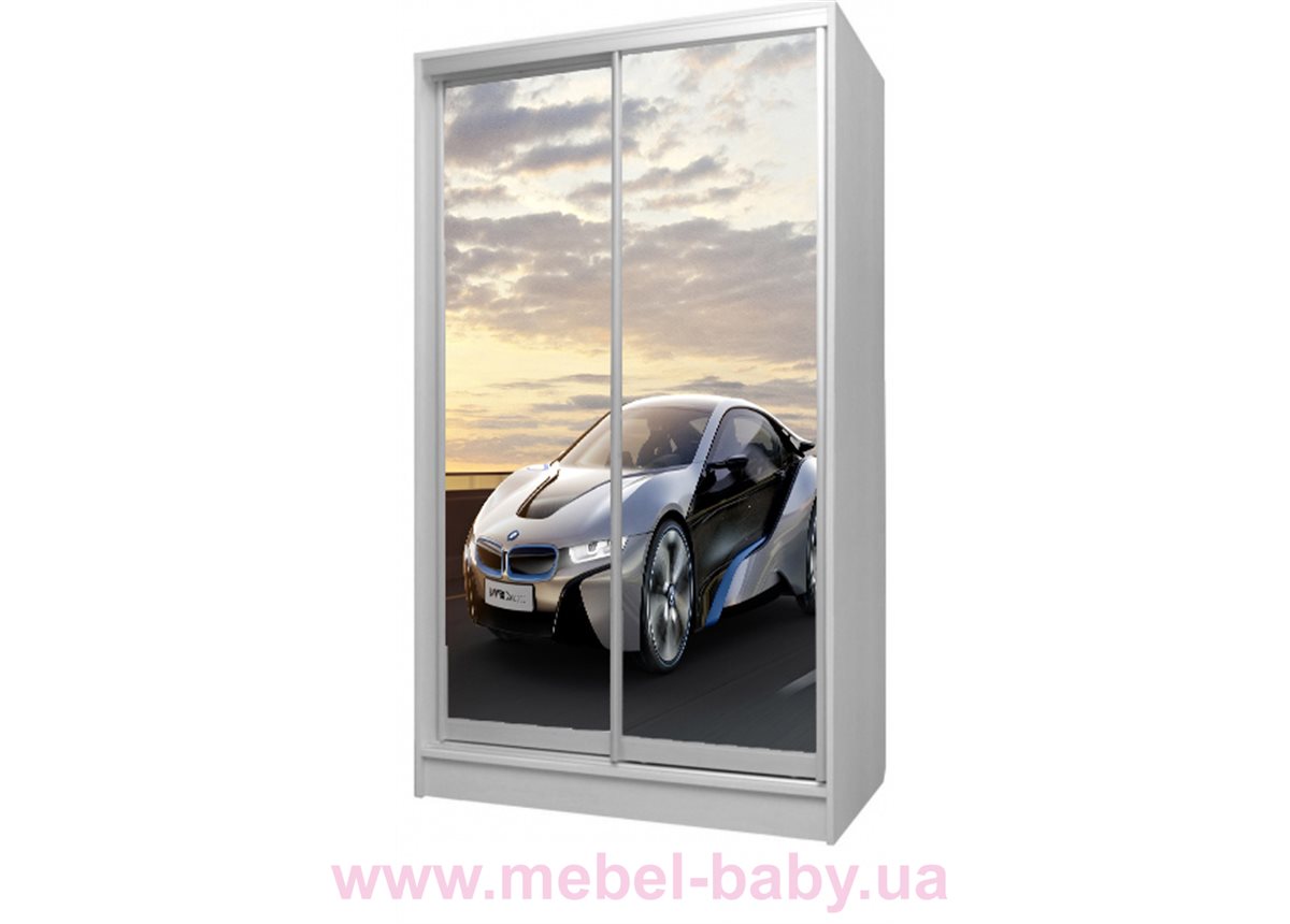 Шкаф-купе Авто 61 Viorina-Deko 1200 серый