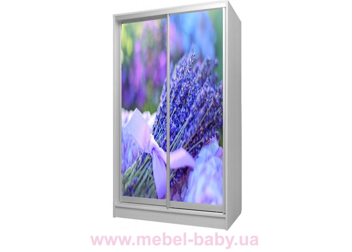 Шкаф-купе Лаванда 64 Viorina-Deko 1200 серый