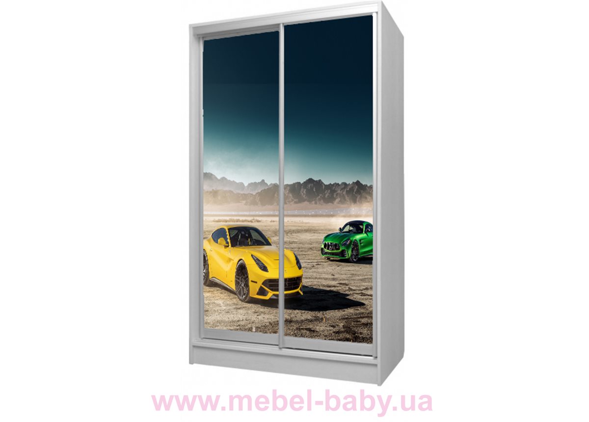 Шкаф-купе Авто 73 Viorina-Deko 1200 серый