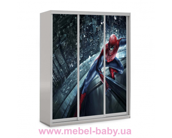 Шкаф-купе Человек-паук 24 Viorina-Deko 1600 алюминий