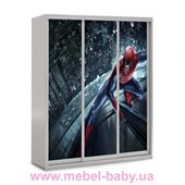 Шкаф-купе Человек паук 24 Viorina-Deko 1600 серый