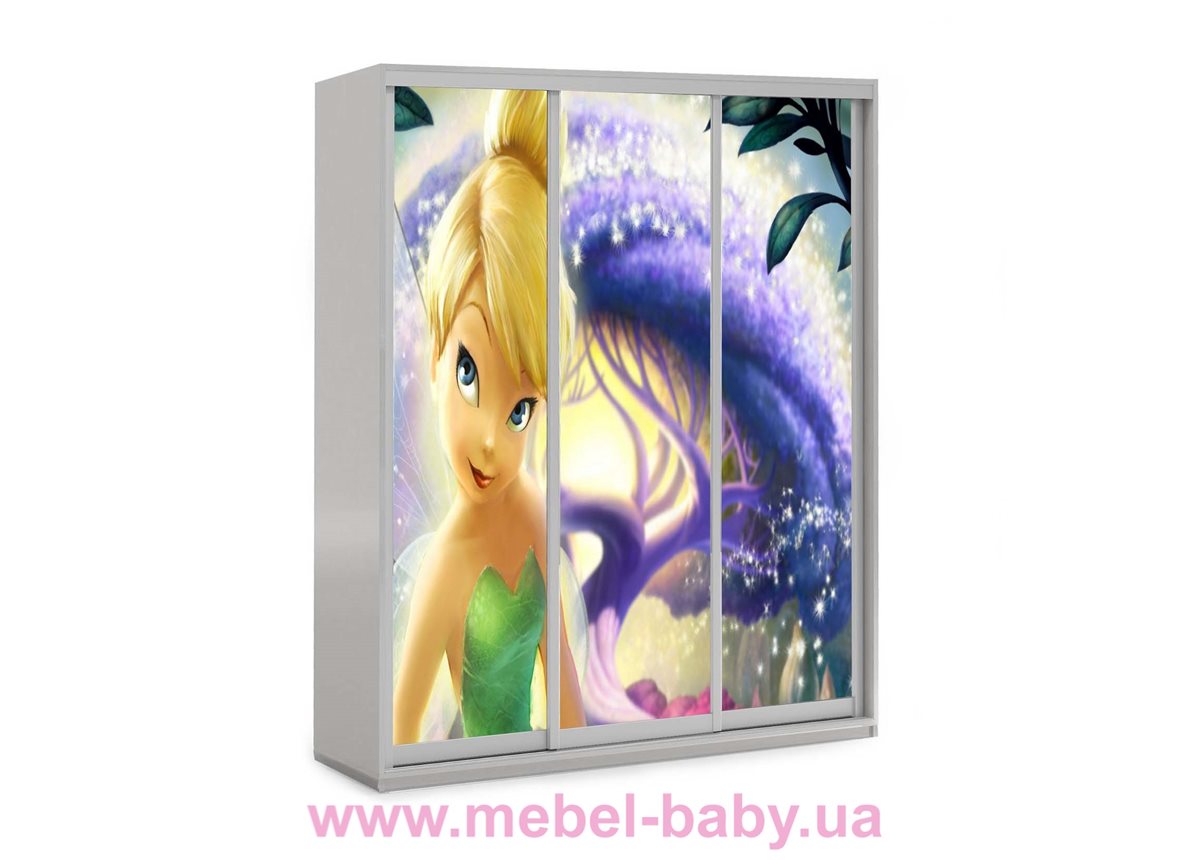 Шкаф-купе Фея 27 Viorina-Deko 1600 серый