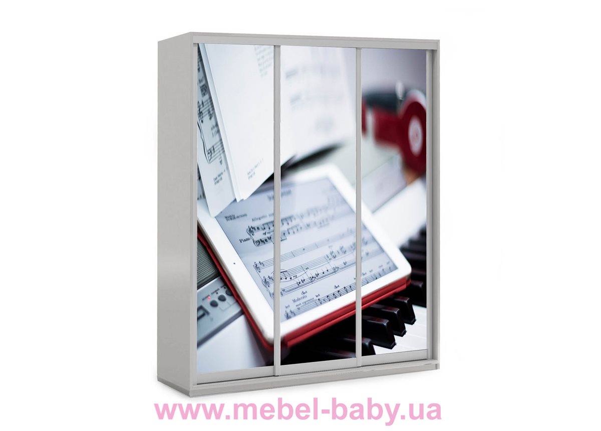 Шкаф-купе 48 Viorina-Deko 1600 серый