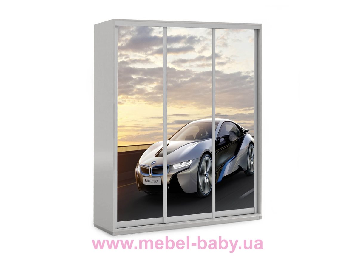 Шкаф-купе Автомобиль BMW 61 Viorina-Deko 1600 серый