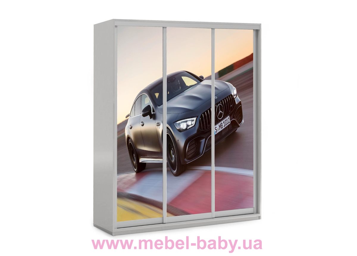 Шкаф-купе Автомобиль Mercedes 70 Viorina-Deko 1600 серый
