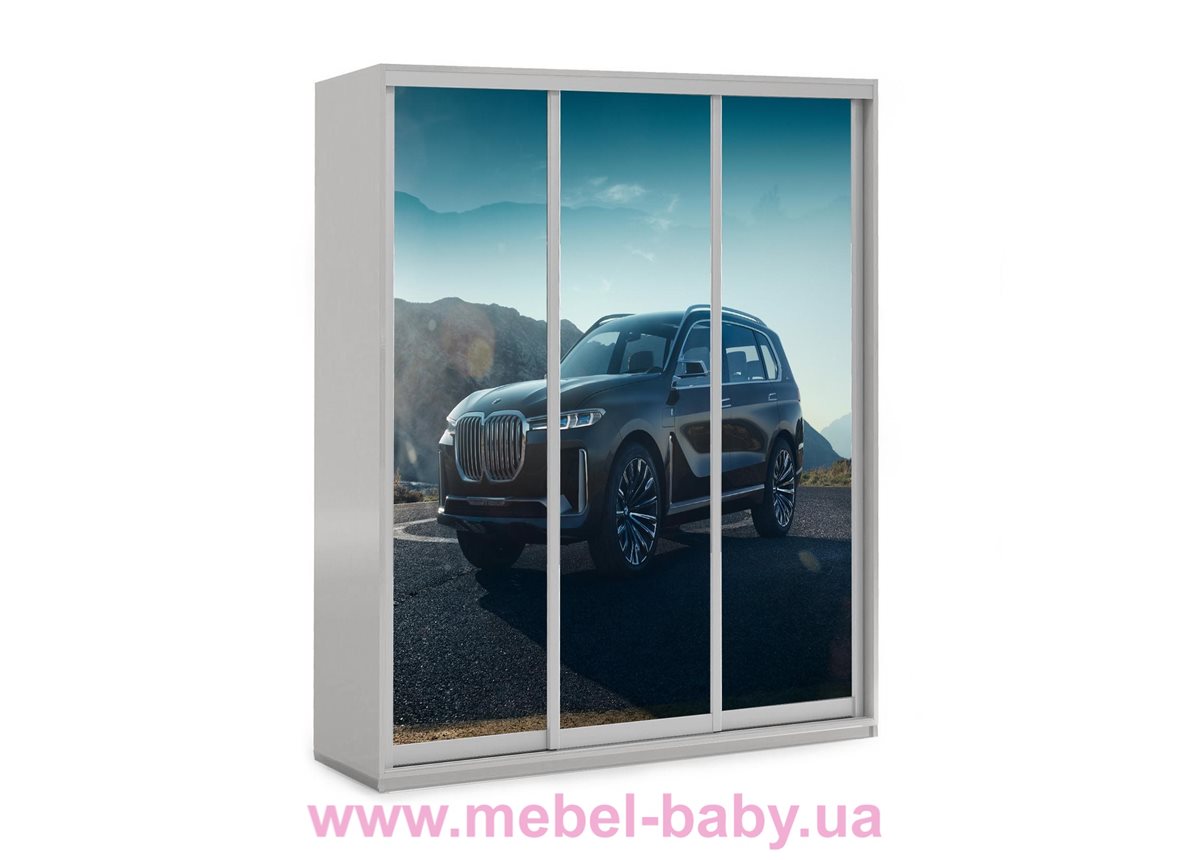 Шкаф-купе Автомобиль 77 Viorina-Deko 1600 серый