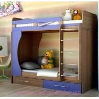 Детская двухъярусная кровать (а19) Мерабель 80x190