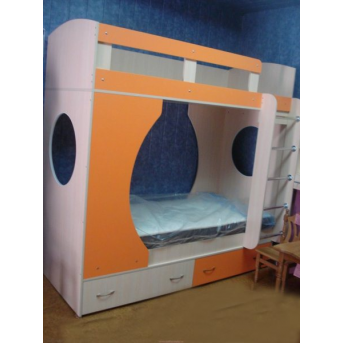 Детская двухъярусная кровать (а19-2) Мерабель 80x190