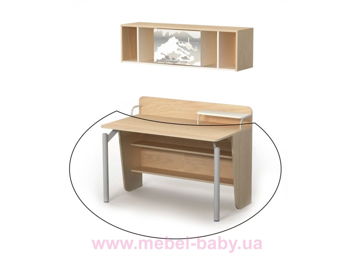 Письменный стол M-08-2 Briz 1250 дуб родос