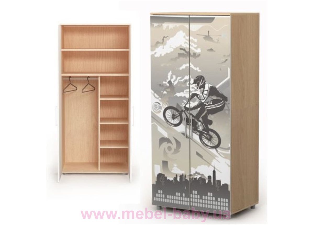 Двухдверный шкаф M-02-1 Briz