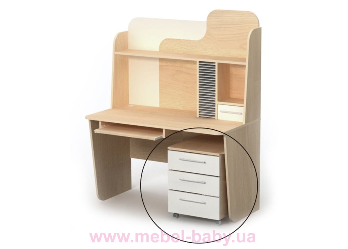 Тумба мобильная  M-17  Briz 450 дуб родос