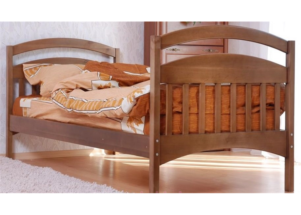 Кровать одноярусная «Арина» с задней перегородкой