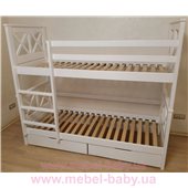 Двухъярусная кровать Лея 80х190 