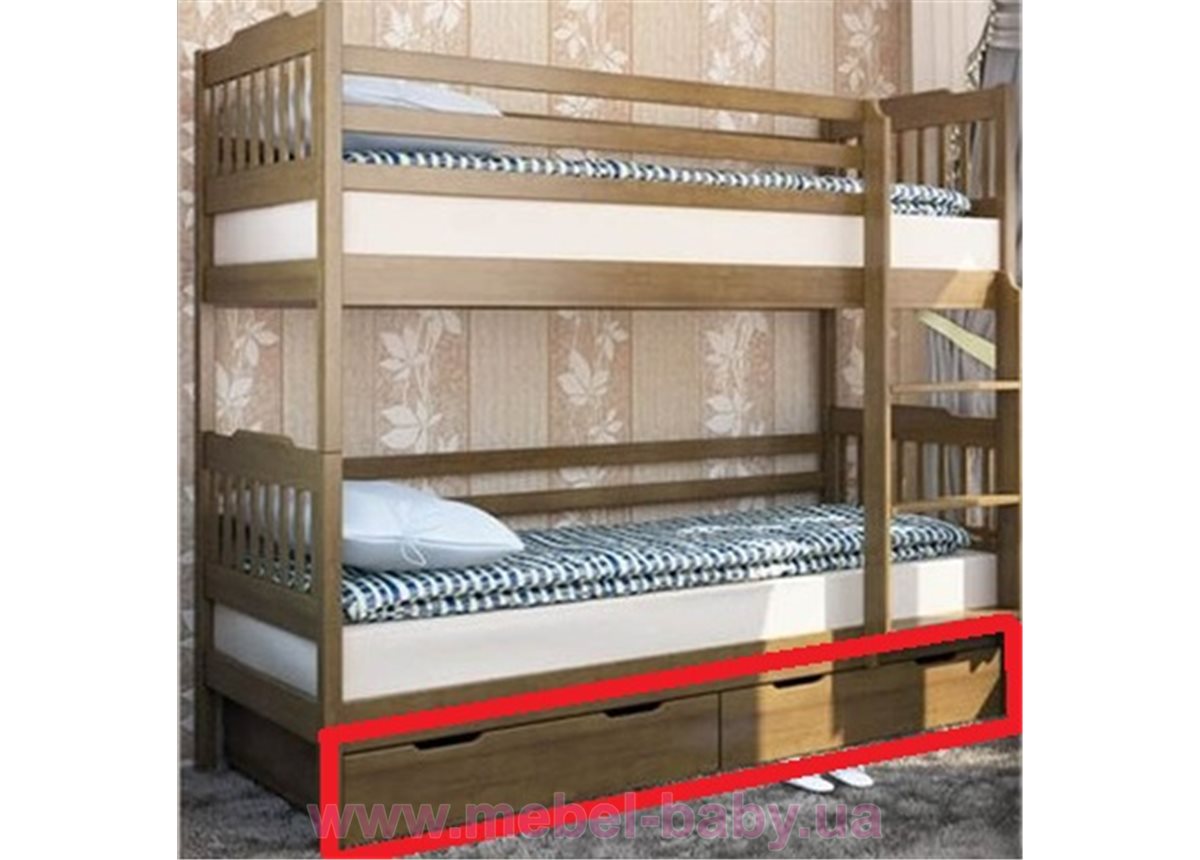 Ящик для двухъярусной кровати "Ева" (2шт.)