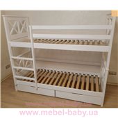 Двухъярусная кровать Лея 80х190 