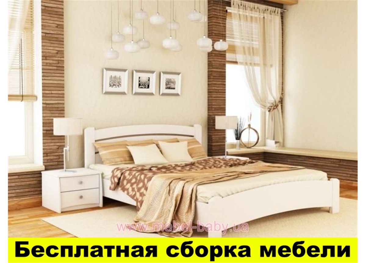 Кровать Венеция люкс 120х200 щит бука Эстелла