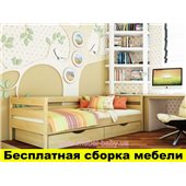 Кровать Нота 90х200 щит бука Эстелла