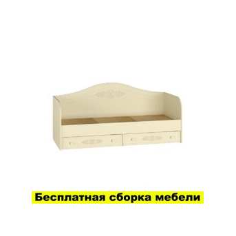 Кровать Ассоль Premium АС-10 Санти Мебель 80x200 бежевый