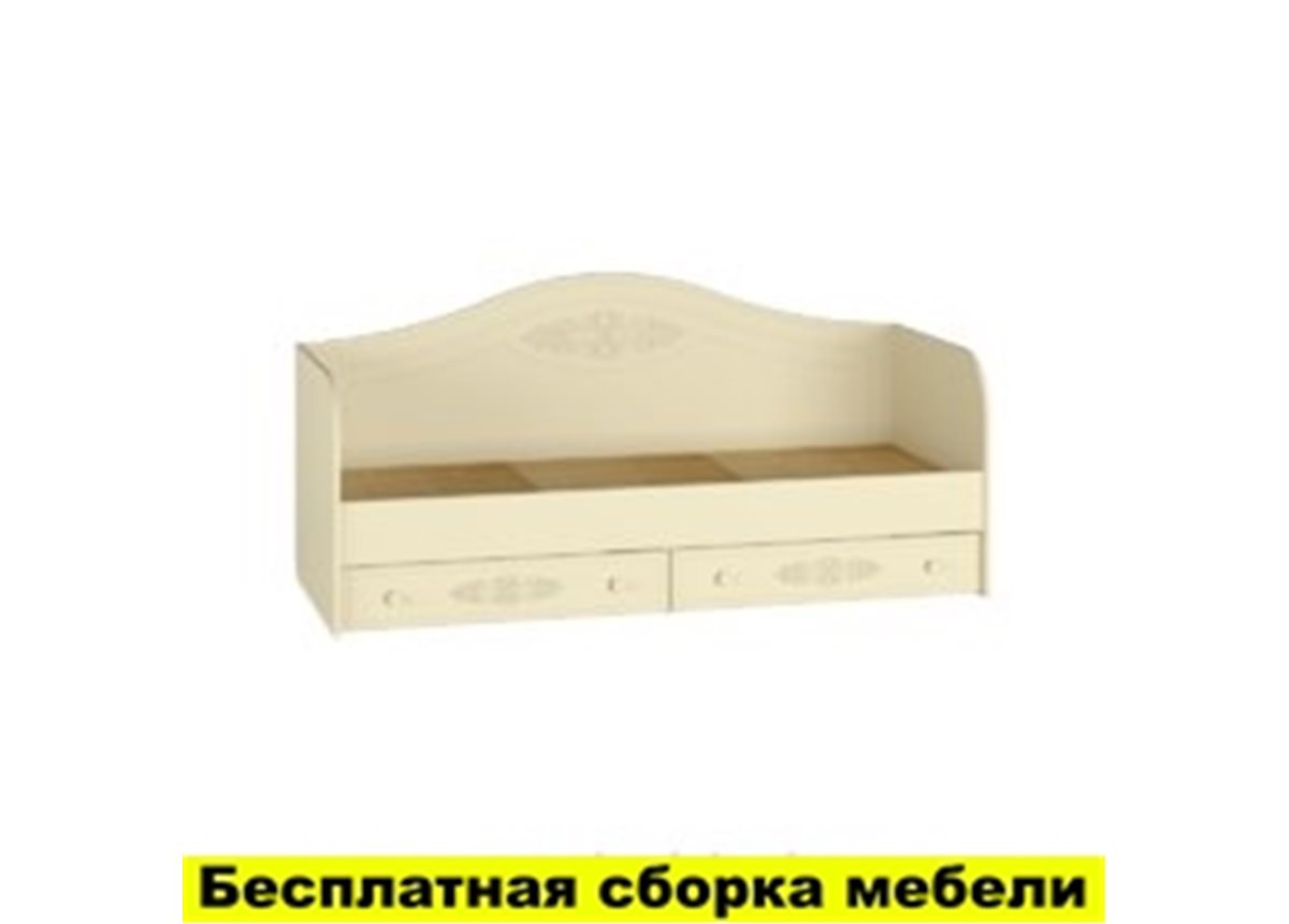 Кровать Ассоль Premium АС-10 Санти Мебель 80x200 бежевый