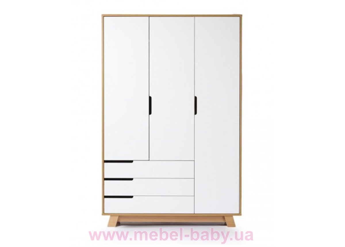 Шкаф Manhattan 1200 (с ящиками) Верес Бело-буковый