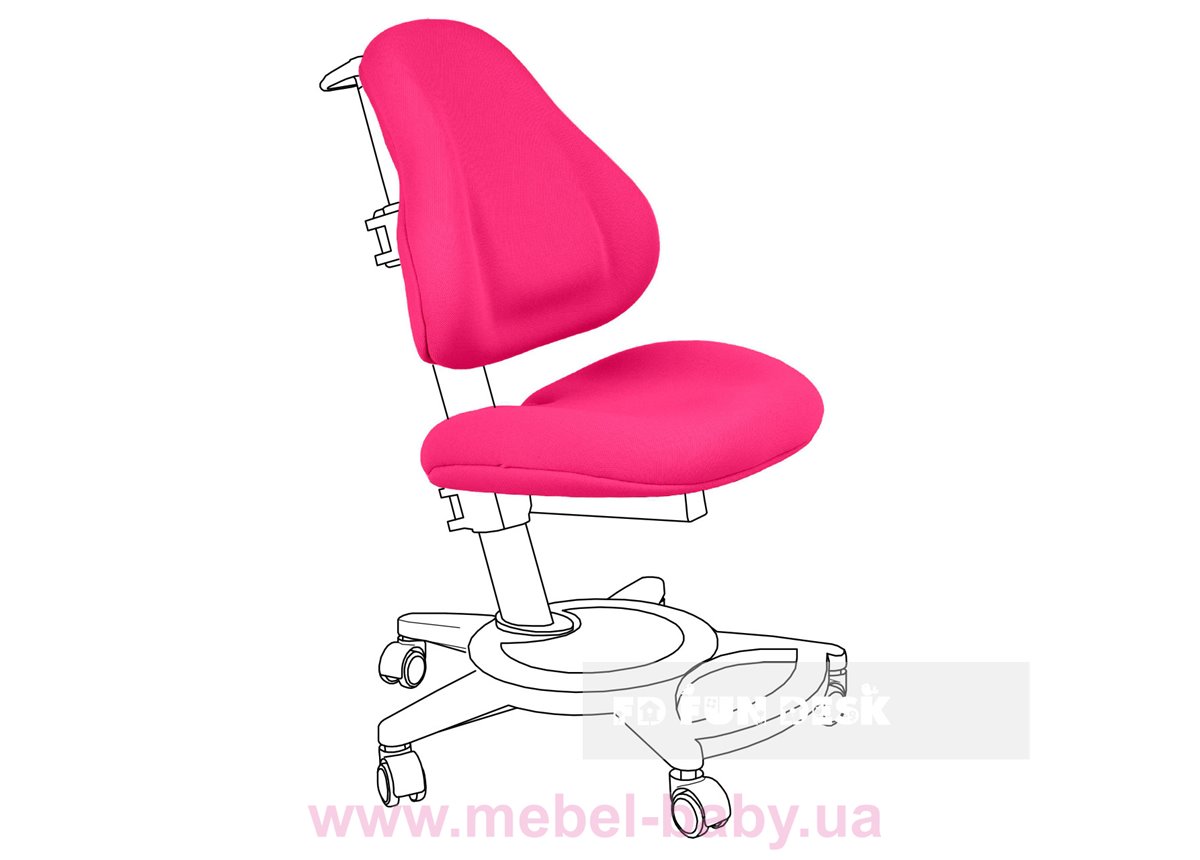 Чехол для кресла Bravo Chair cover Pink FUNDESK