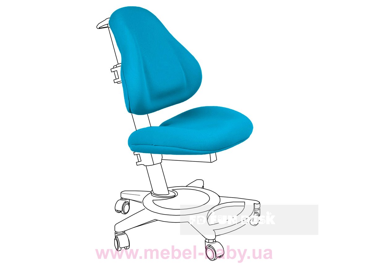 Чехол для кресла Bravo Chair cover Blue FUNDESK