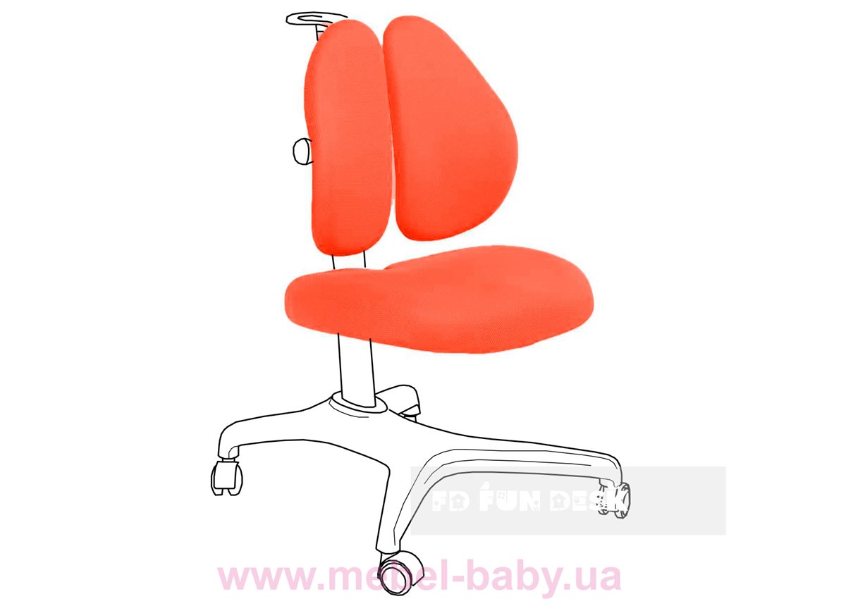 Чехол для кресла Bello II Chair cover Orange FUNDESK
