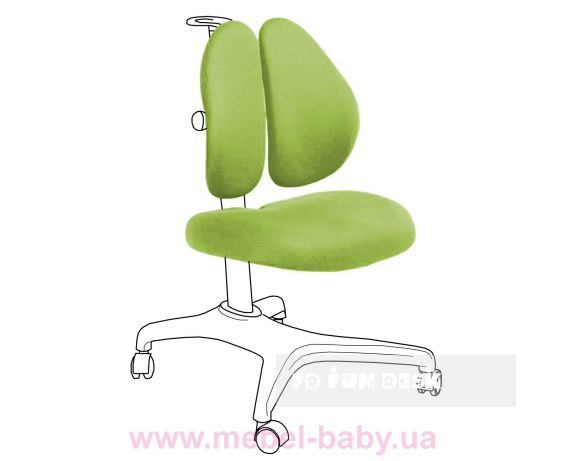 Чехол для кресла Bello II Chair cover Green FUNDESK