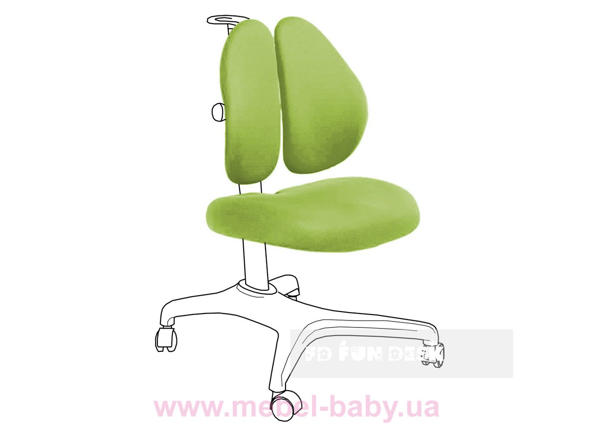 Чехол для кресла Bello II Chair cover Green FUNDESK