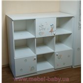 Этажерка Гламур MebelKon 40x120x120