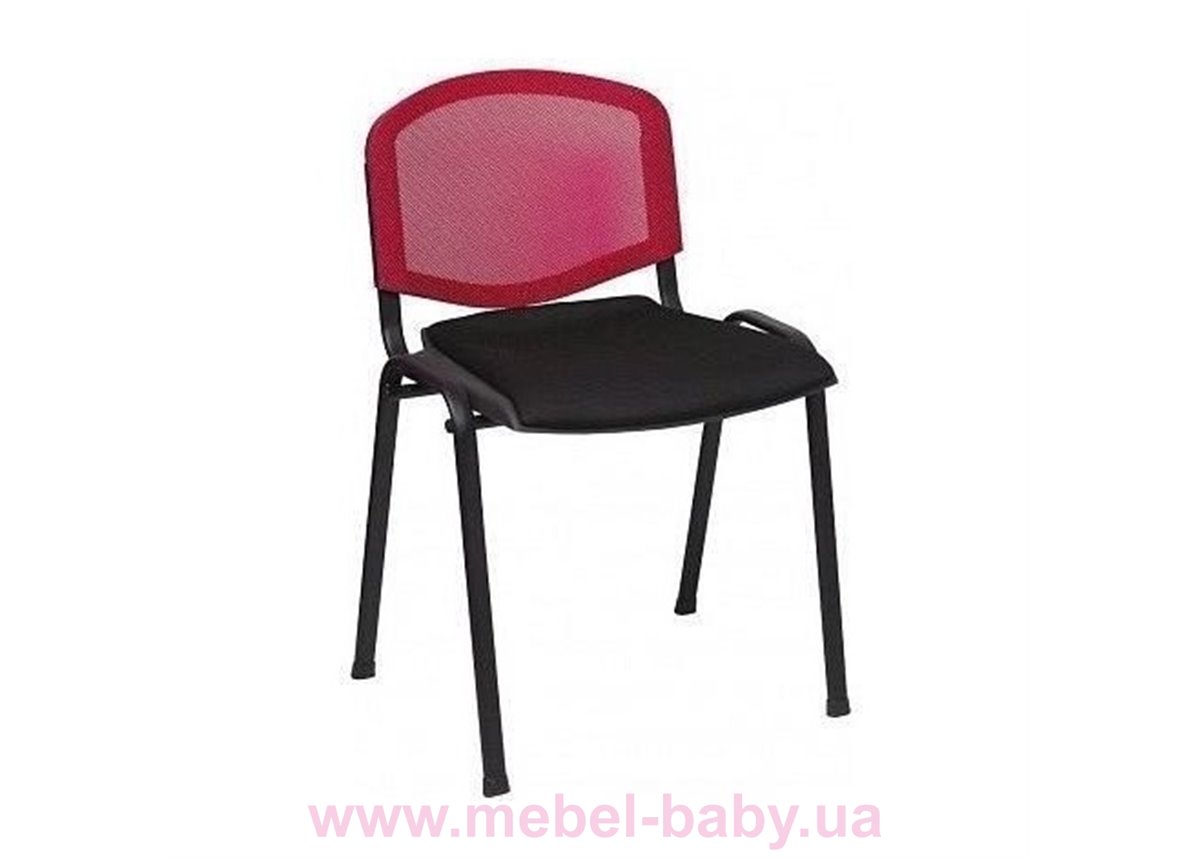 Распродажа Стул Призма Веб сиденье Сетка черная/спинка Сетка красная 180001 