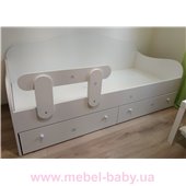 Кроватка диванчик Гламур с ящиком MebelKon 80x170